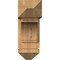 Ekena Millwork Imperial Arts and Crafts Smooth Bracket w/ Offset Brace, Western Red Cedar, 7 1/2"W x 20"D x 20"H BKT0806X20X20IMP03SWR - alternate 3